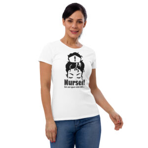 Camiseta feminina com mangas curtas Nursei!